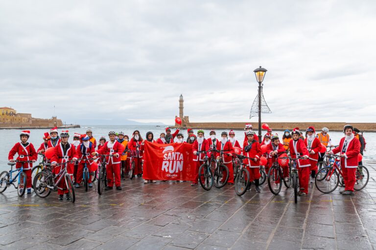Χανιά: Η πρώτη ποδηλατοβόλτα Santa Run Chania είναι γεγονός… (φωτο)