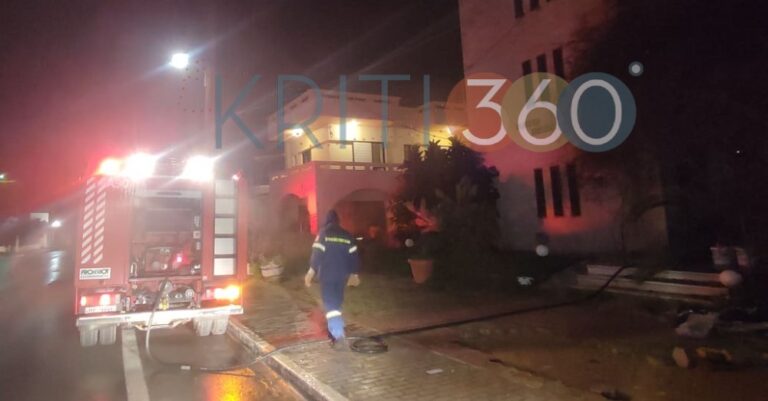 Χανιά: Φωτιά σε ξενοδοχείο (φωτο)