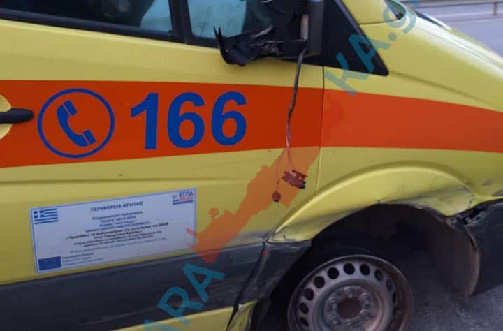 Παρ' ολίγον τραγωδία με ασθενοφόρο του Τομέα Χανίων -