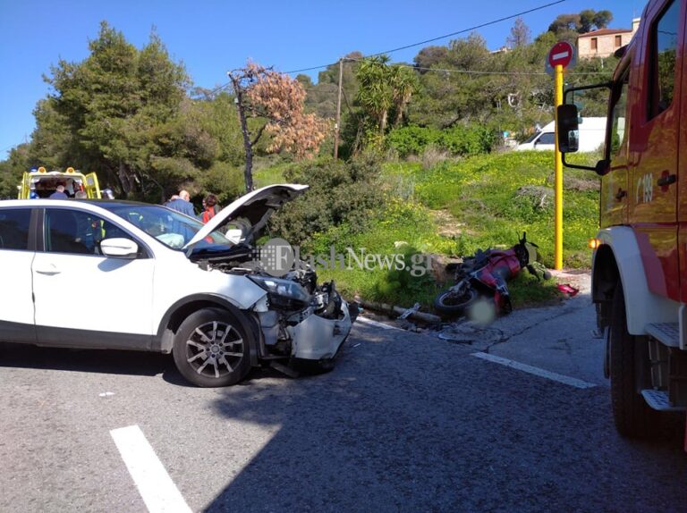 Χανιά: Σοβαρό τροχαίο στην Ακρωτηρίου με δύο τραυματίες (φωτο-video)