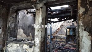 Χανιά: Απανθρακώθηκε άνδρας σε φωτιά που ξέσπασε σε σπίτι (φωτο)