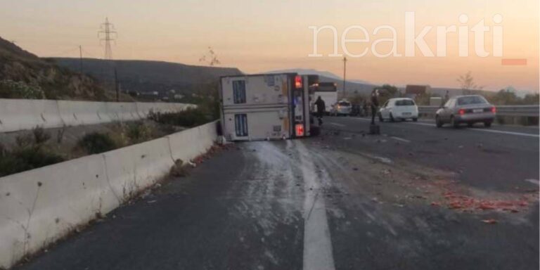Κρήτη: Θανατηφόρο τροχαίο με νταλίκα (φωτο - video)