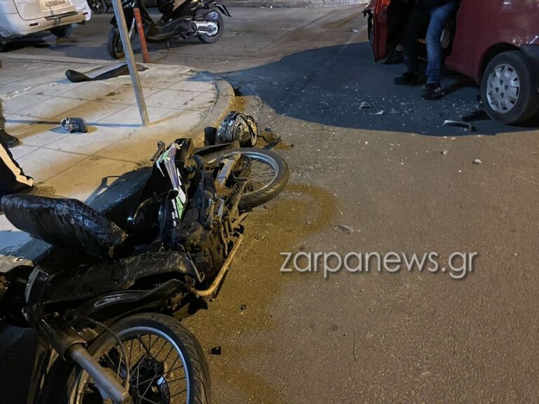 Χανιά: Πρωινό τροχαίο με τραυματισμό - Στο νοσοκομείο ένας άνδρας