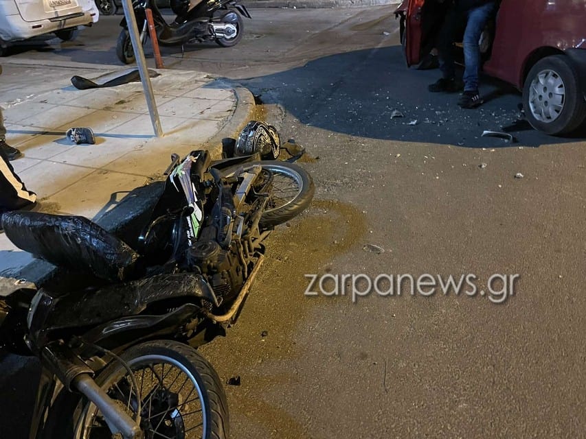 Χανιά: Πρωινό τροχαίο με τραυματισμό - Στο νοσοκομείο ένας άνδρας