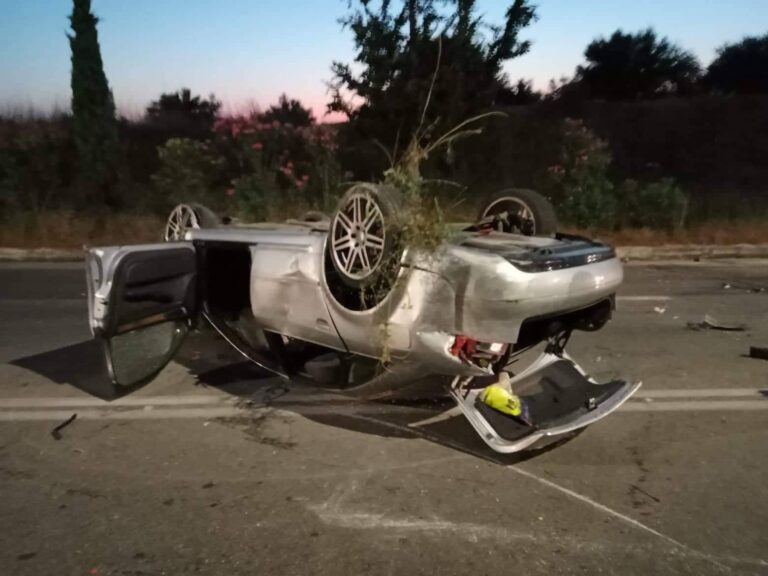 Χανιά: Τρομερό τροχαίο ατύχημα στην εθνική (φωτο)