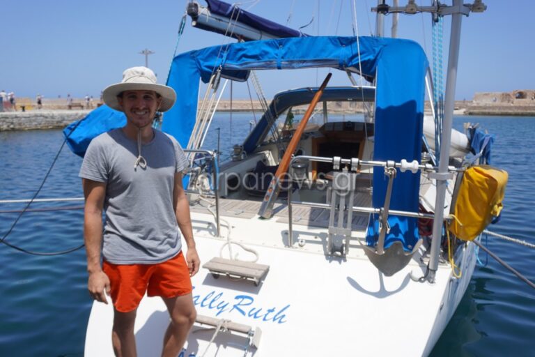 Ο Χανιώτης που ζει έξι χρόνια σε σκάφος - Γυρίζει όλο τον κόσμο με το ιστιοπλοϊκό του (Video - φωτο)