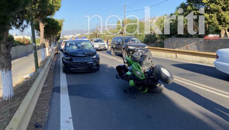 Κρήτη: Διασωληνώθηκε 24χρονος μετά το τροχαίο με γουρούνα (φωτο)
