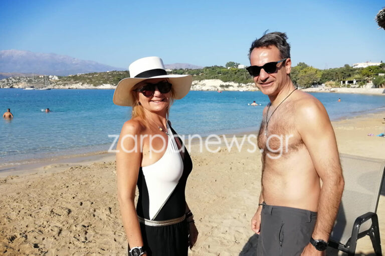 Διακοπές στα Χανιά για Κυριάκο-Μαρέβα - Ετοιμάζεται για πτήση με F-16 ο πρωθυπουργός