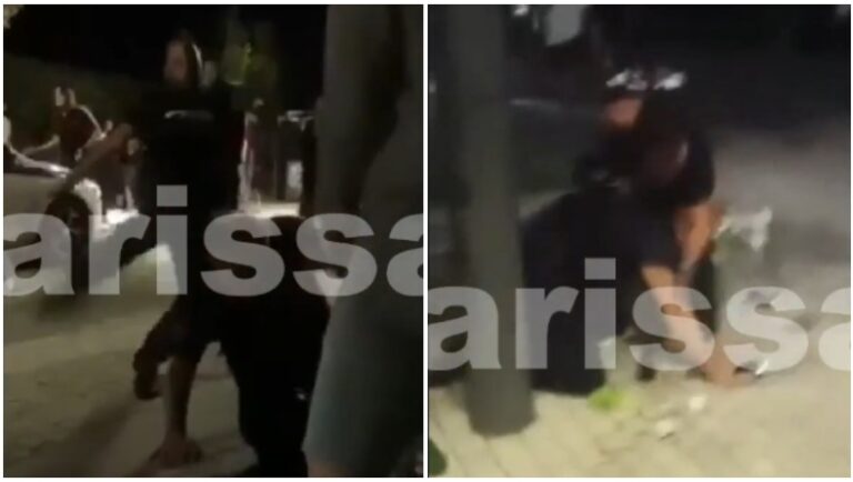 Άγριος ξυλοδαρμός αστυνομικών από νεαρούς - Τους έριξαν κάτω με κλωτσιές και μπουνιές (video)
