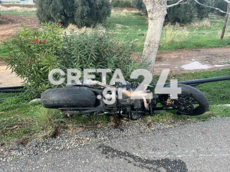 Αίμα και πάλι στην άσφαλτο της Κρήτης - Νεκρός νεαρός δικυκλιστής