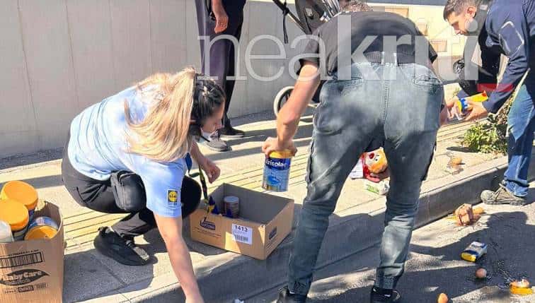 Κρήτη: Κυνηγητό σε σούπερ μάρκετ Lidl για δύο γυναίκες που σούφρωσαν ό,τι βρήκαν από τα ράφια (φωτο)