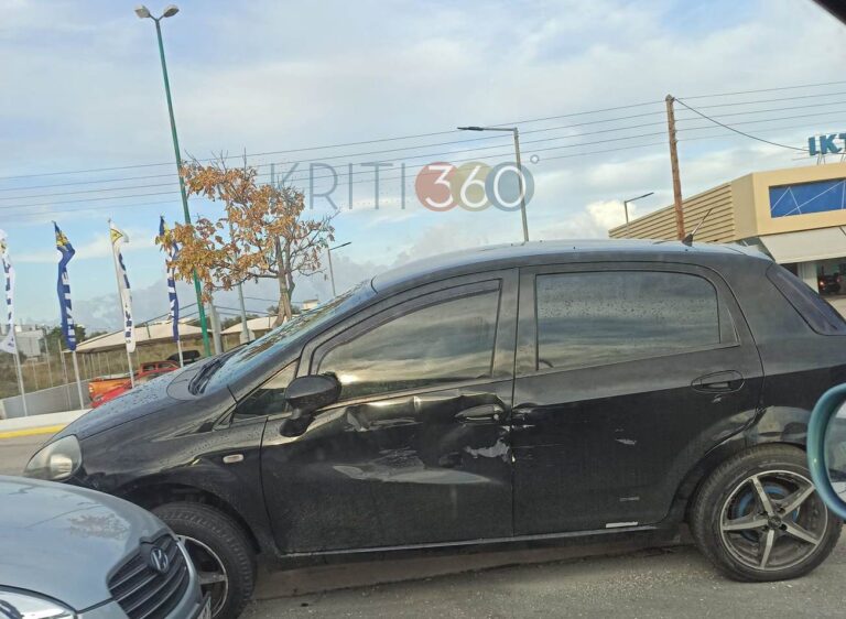 Χανιά: Παραλίγο τραγωδία - ΙΧ πήγαινε ανάποδα στις Μουρνιές και συγκρούστηκε με 2 οχήματα (φωτο)
