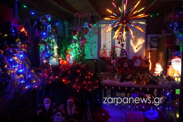 Χανιά: Αυτό είναι το πιο στολισμένο σπίτι με υπογραφή ενός 11χρονου (video - φωτο)