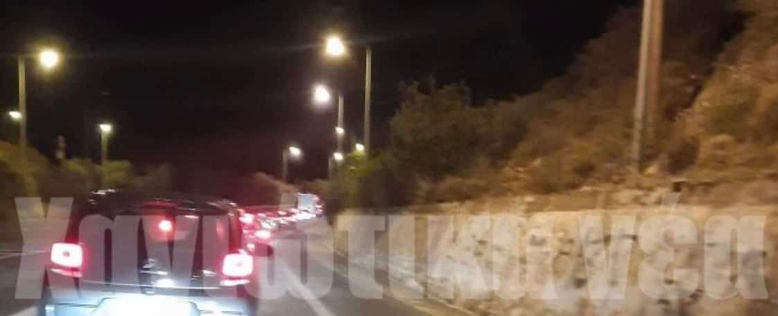 Χανιά: Τροχαίο – “καραμπόλα” στα Μεγάλα Χωράφια