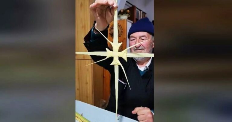 Κρητικός ιερέας δείχνει πώς να φτιάξετε τους πιο ξεχωριστούς Σταυρούς για την Κυριακή των Βαΐων (video)