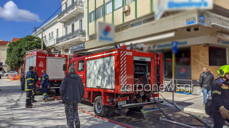 Χανιά: Αναστάτωση στο κέντρο της πόλης μετά από φωτιά σε πιτσαρία (φωτο)