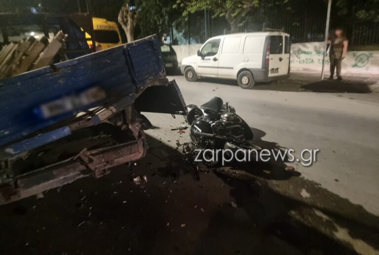 Χανιά: Δύο σοβαρά τροχαία μέσα σε λίγη ώρα - Στο νοσοκομείο και οι δύο οδηγοί μηχανής (φωτο)