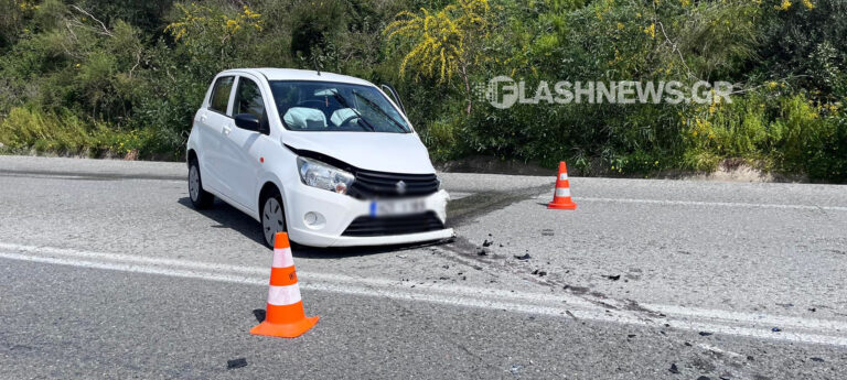 Χανιά: Σφοδρό τροχαίο στις Βρύσες με δυο οχήματα - Ακινητοποιήθηκαν στη μέση του δρόμου (φωτο)
