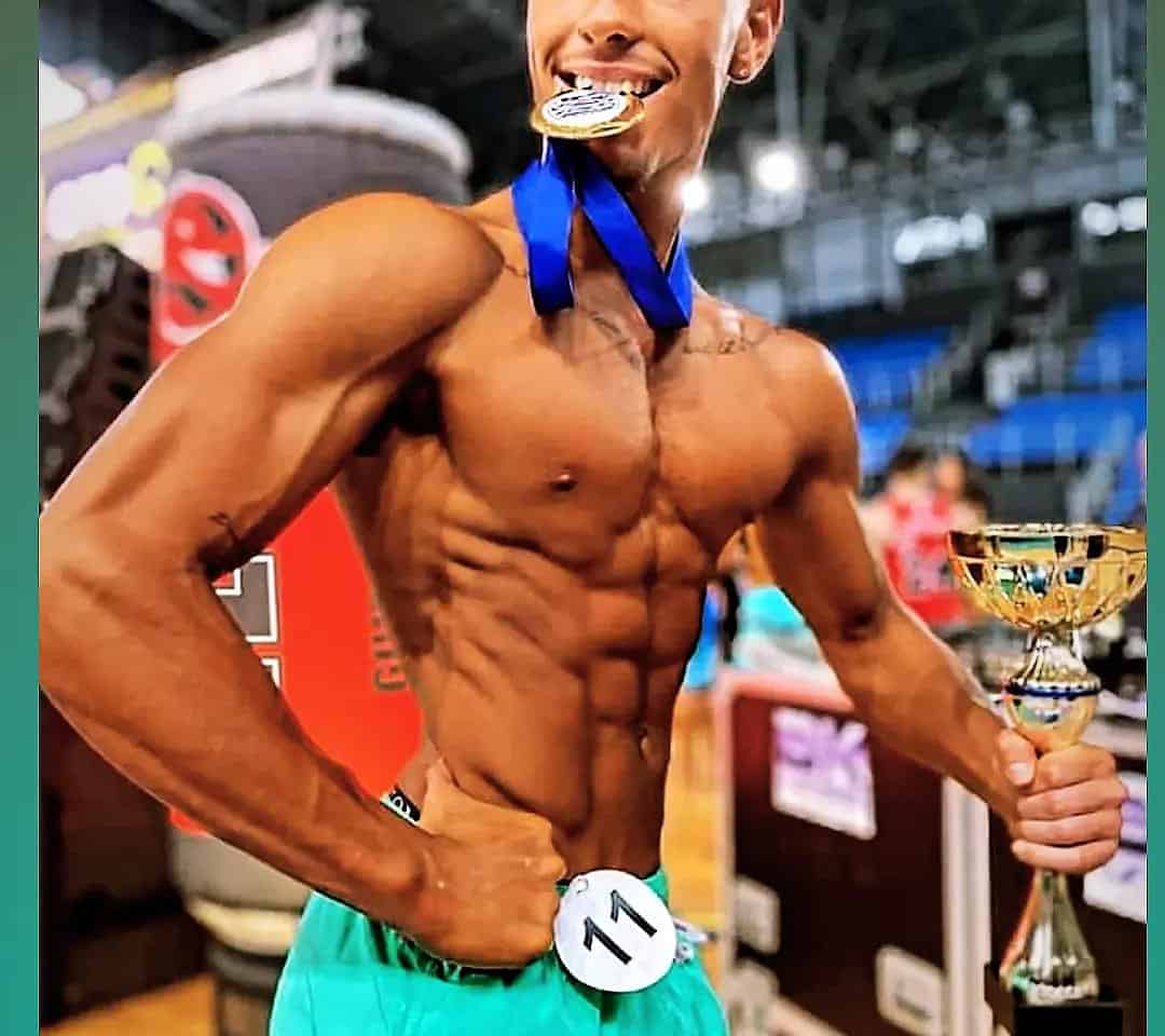 Αναστάσιος Σφηναρολάκης 2 θέση MEN’S PHYSIQUE JUNIOR ΟPEN