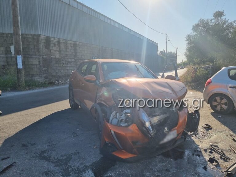 Χανιά: Καραμπόλα σε διασταύρωση - Στο νοσοκομείο μία ανήλικη (φωτο)