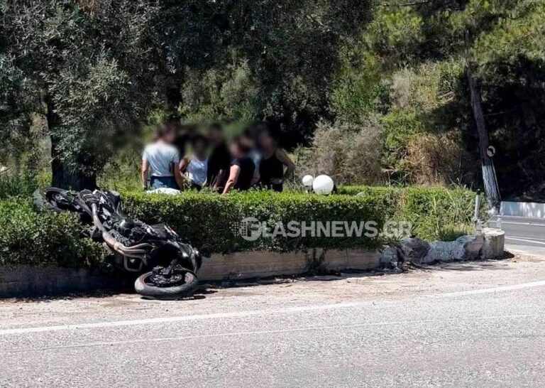 Χανιά: Σφοδρή σύγκρουση μοτοσικλέτας με αυτοκίνητο (φωτο - video)