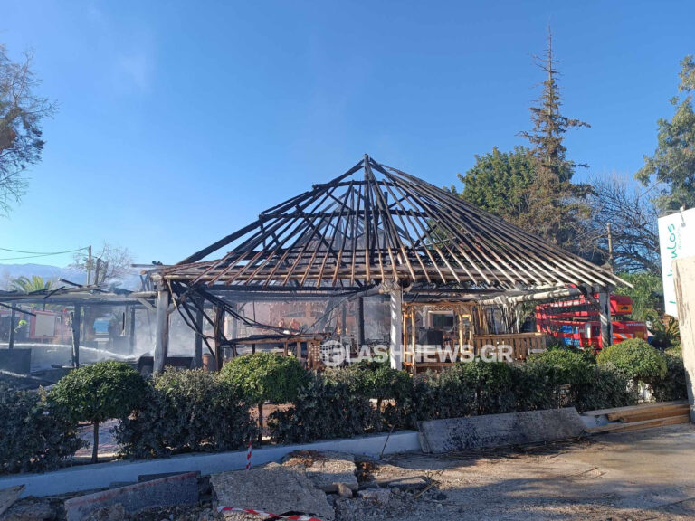 Χανιά: Πυρκαγιά σε γνωστή ταβέρνα στο Μαράθι! (φωτο-βιντεο)