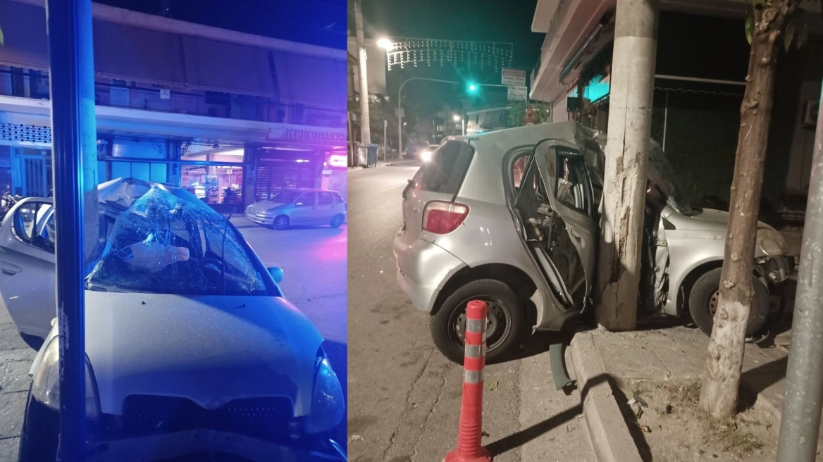 ΙΧ έπεσε πάνω σε κολώνα της ΔΕΗ - Νεκρός ο 32χρονος οδηγός του