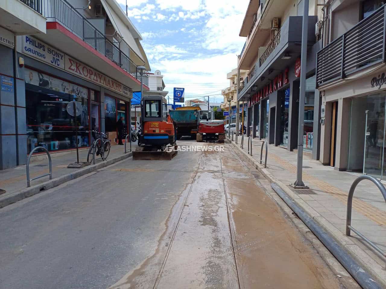 Χανιά: Κλειστή από σήμερα η Περίδου – Εκτός λειτουργίας και το δημοτικό πάρκινγκ (φωτο)