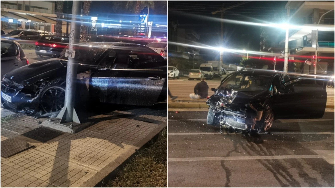 Σοβαρό τροχαίο στην λεωφόρο Ποσειδώνος στο ύψος Αλίμου με 7 οχήματα και 6 τραυματίες (φωτο - video)