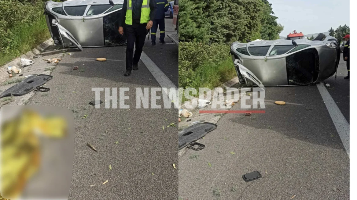 Τραγωδία: Νεκρή 20χρονη σε τροχαίο, τραυματισμένοι οι γονείς της (φωτο)