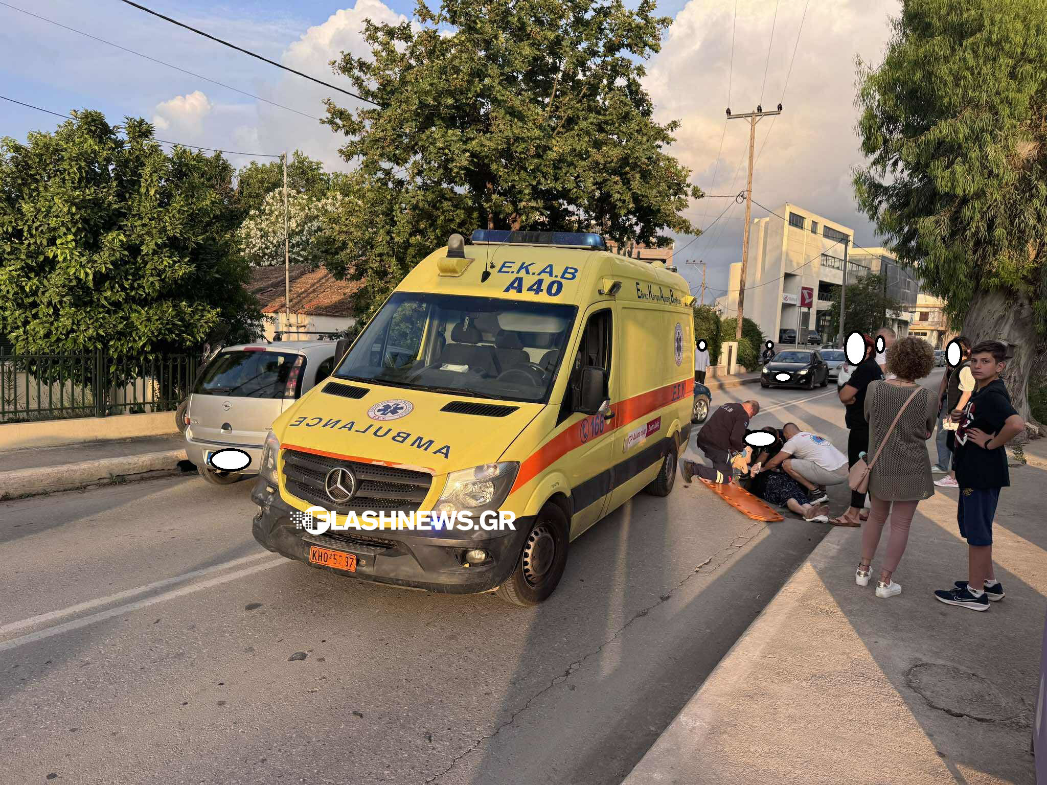 Ένα απρόσμενο περιστατικό συνέβη σε ηλικιωμένη γυναίκα που κινούνταν πεζή,επί της λεωφόρου Σούδας.