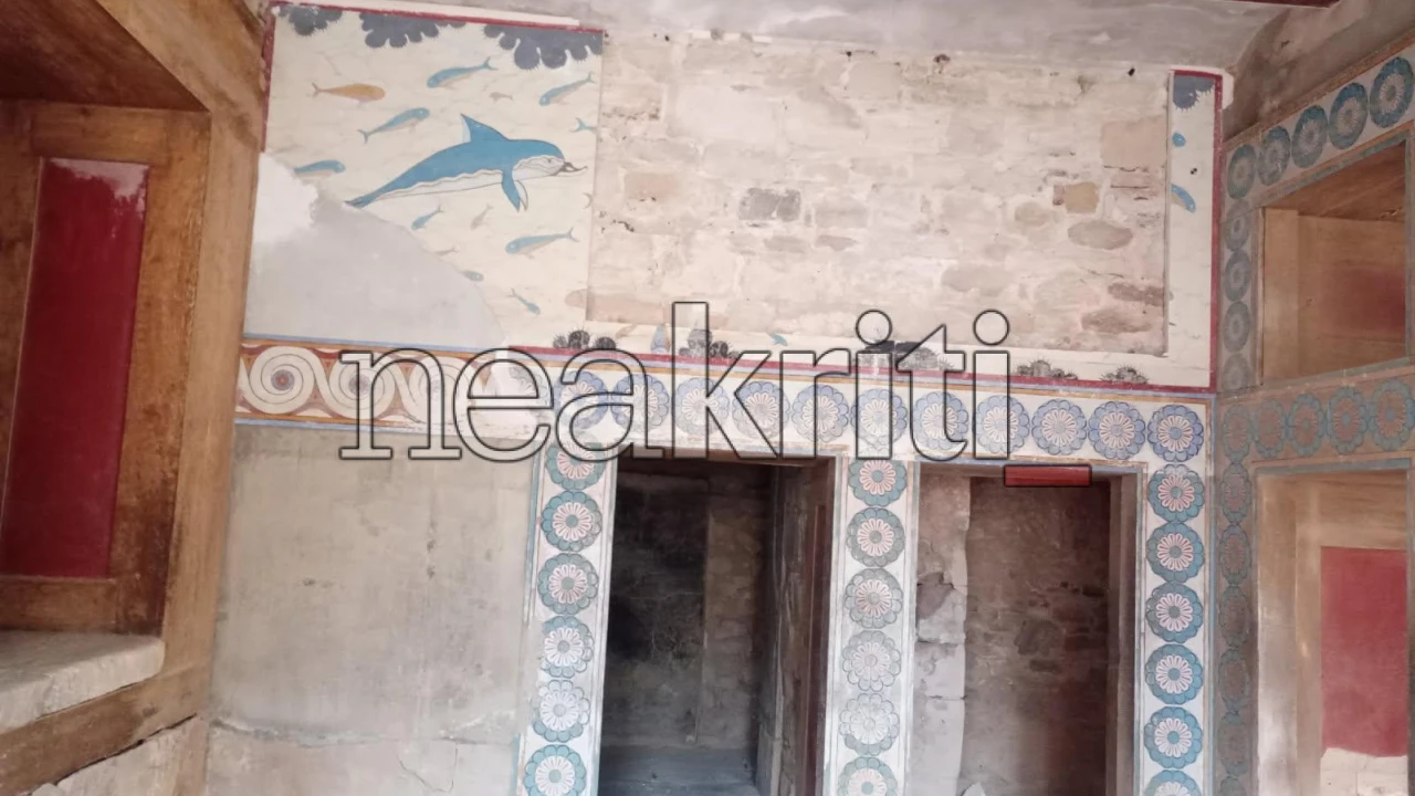 ΣΟΚ! Κατέρρευσε ιστορική τοιχογραφία στο Ανάκτορο της Κνωσού – Οργή για την εγκατάλειψη του μνημείου (φωτο)