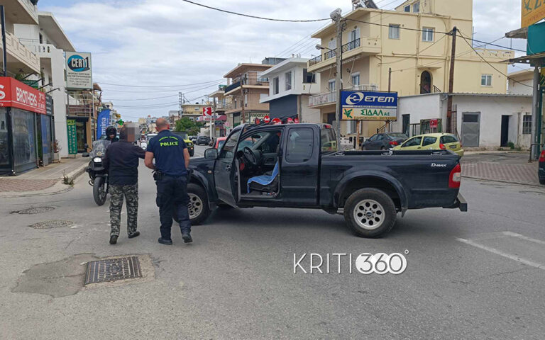 Χανιά: Τροχαίο με αγροτικό και μηχανάκι – Στο νοσοκομείο ο οδηγός του δικύκλου (φωτο)