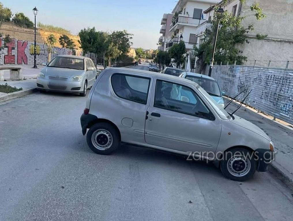 Είναι αυτό το παρκάρισμα της χρονιάς στα Χανιά; (φωτο)