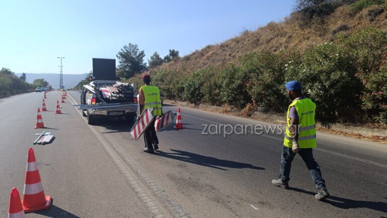 Χανιά: Καλοκαίρι με κολωνάκια στον ΒΟΑΚ – Ξεκίνησαν οι εργασίες στον ματωμένο κόμβο του Γαλατά (φωτο)