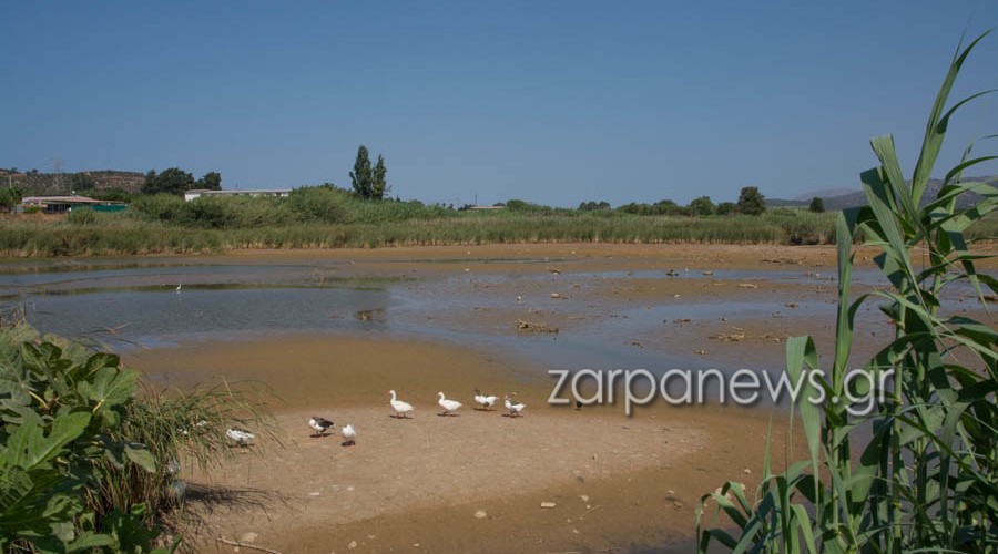 Χανιά: Λείπουν περίπου 50.000 κυβικά για να επανέλθει η στάθμη στα προβλεπόμενα όρια η λίμνη της Αγιάς