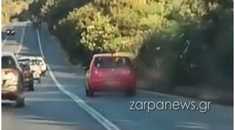 Χανιά: Κίνδυνος θάνατος στον ΒΟΑΚ: Προσπέρασε από δεξιά, «ουρά» από αυτοκίνητα (video)