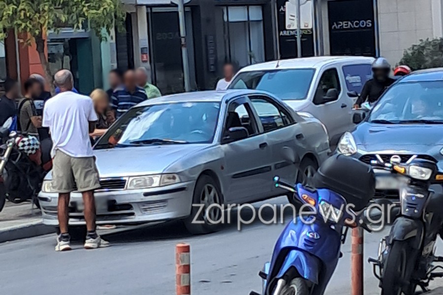 Χανιά: Οδηγός πήγε να χτυπήσει πατέρα παιδιού ΑμεΑ (Video)