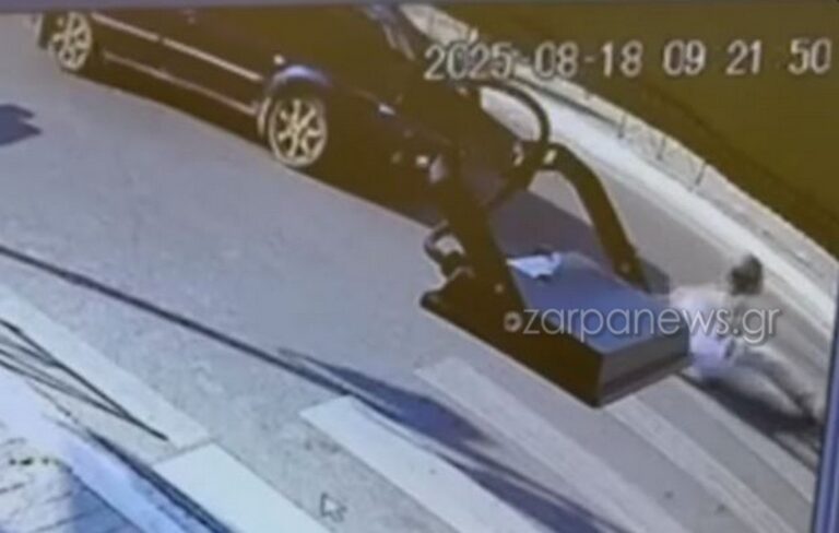 Χανιά: Σοκαριστικό τροχαίο στον Πλατανιά – Αυτοκίνητο παρέσυρε άνδρα και τον πέταξε μέτρα μακριά (video)