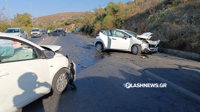 Χανιά: Καραμπόλα τριών οχημάτων στον ΒΟΑΚ – Μεγάλο μποτιλιάρισμα στο σημείο (φωτο)