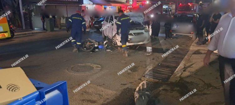 Χανιά: Στον νοσοκομείο με σοβαρά τραύματα ένας άνδρας μετά από τροχαίο στον Σταλό (φωτο)