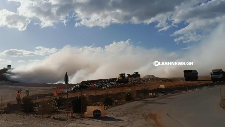 Χανιά: Καλύτερη η εικόνα της φωτιάς στη ΔΕΔΙΣΑ μετά την ολονύχτια η μάχη με τις φλόγες- Τα σκουπίδια θα καίνει για μέρες (φωτο)