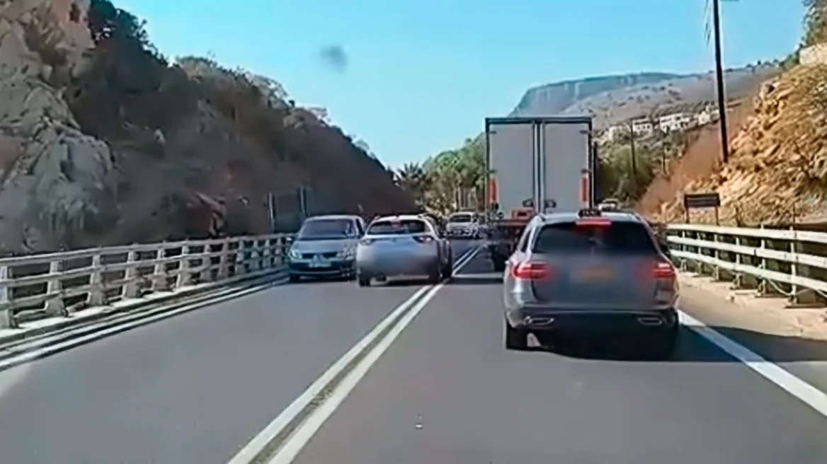 Το περιστατικό σημειώθηκε την Τετάρτη σε γέφυρα στον ΒΟΑΚ