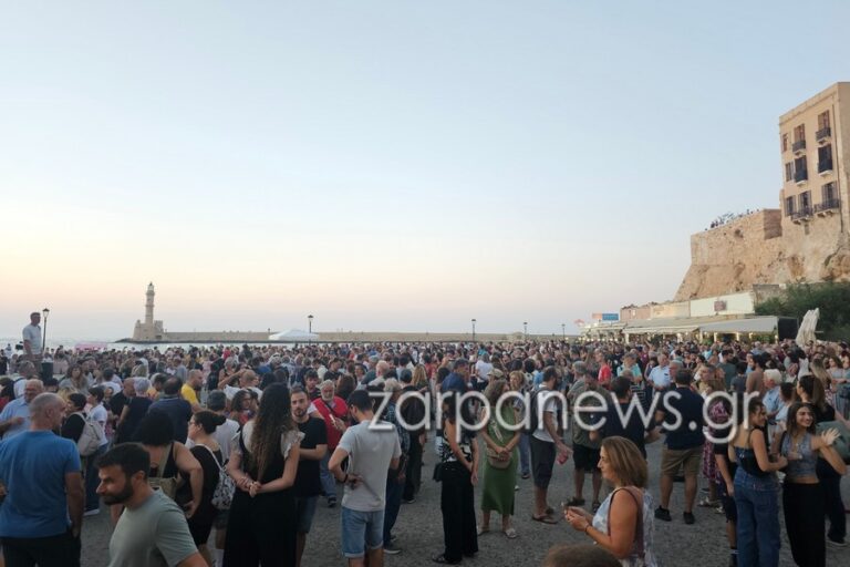 Χανιά: Νέα μεγάλη κινητοποίηση για τα Τέμπη στο Ενετικό Λιμάνι (φωτο)
