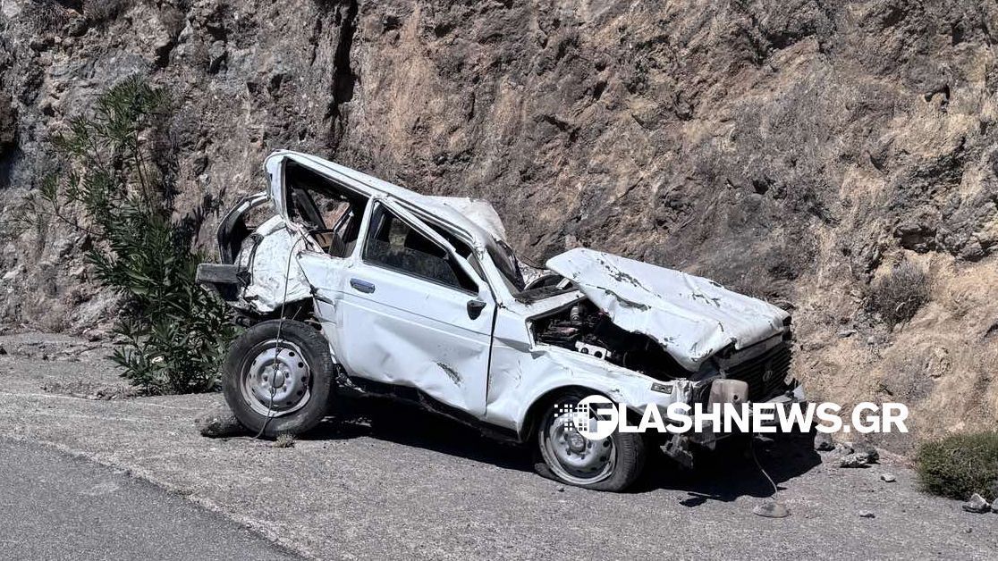 Χανιά: Υπέκυψε στα τραύματα του ο ηλικιωμένος μετά το σφοδρό τροχαίο στα Σφακιά (φωτο)