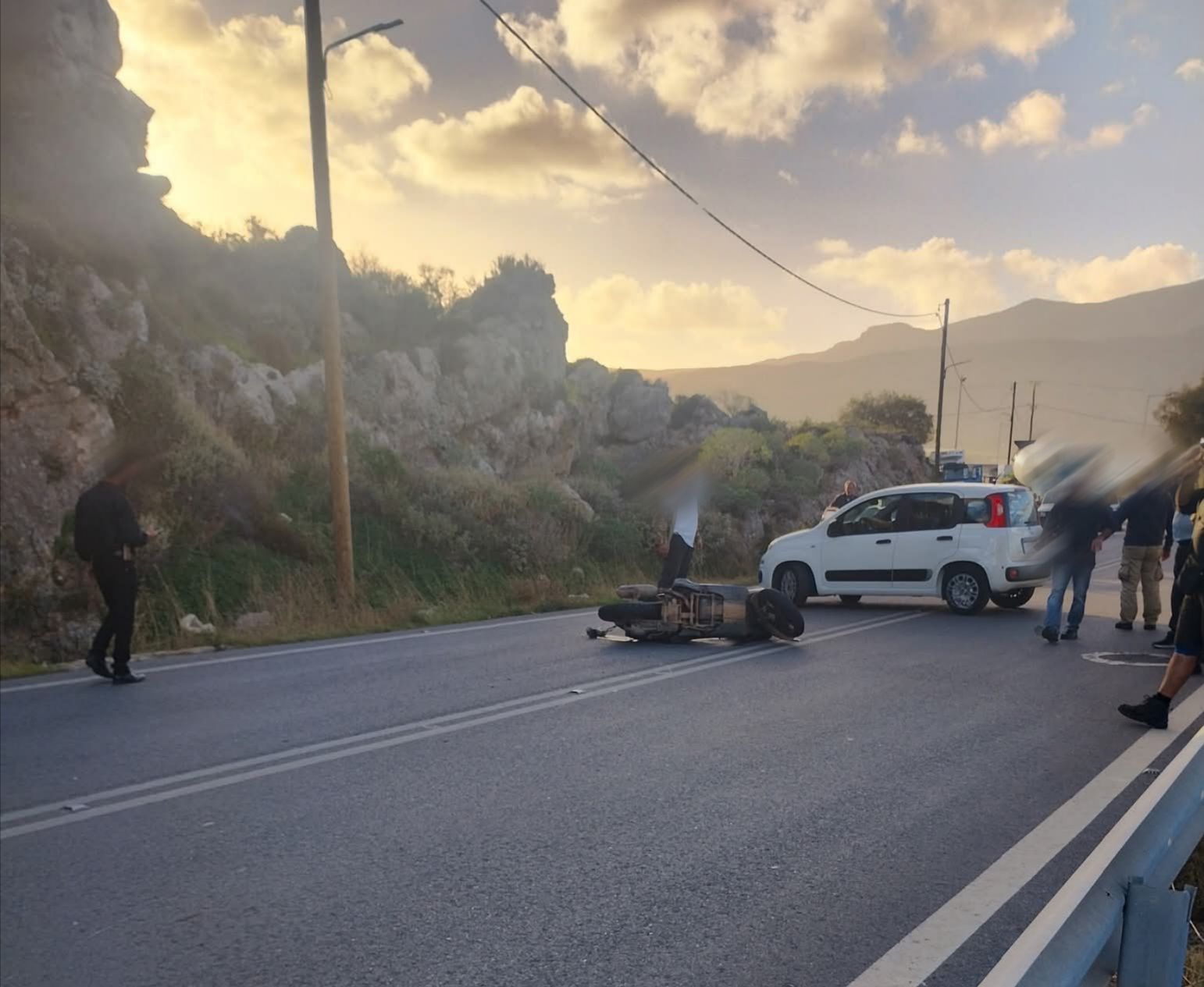 Νέα τραγωδία στα Χανιά - Νεκρός 29χρονος δικυκλιστής (φωτο)