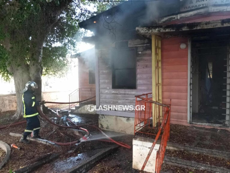 Χανιά: Φωτιά ξέσπασε στο παλιό ΠΙΚΠΑ (φωτο)