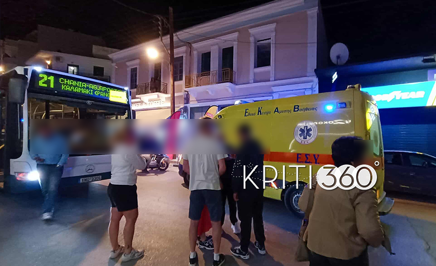 Δραματικές στιγμές στο κέντρο των Χανίων – Άνθρωπος κατέρρευσε σε λεωφορείο, τον πήρε αναίσθητο το ΕΚΑΒ (φωτο)