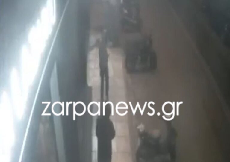 Χανιά: Καρέ καρέ η απόπειρα διάρρηξης σε επιχείρηση – Πώς κινήθηκαν οι δράστες (video)