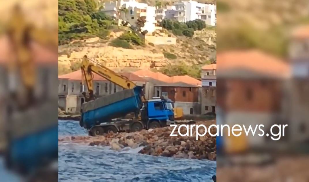 Χανιά: Αμμώδη παραλία 160 μέτρων αποκτά η Κουλούρα στην Χαλέπα! (video)